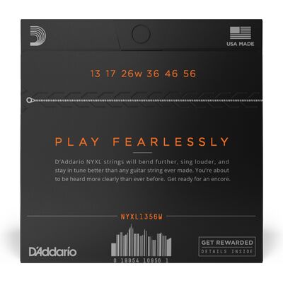 D'Addario NYXL1356W Nickel Wound 13-56 elektromos gitárhúr