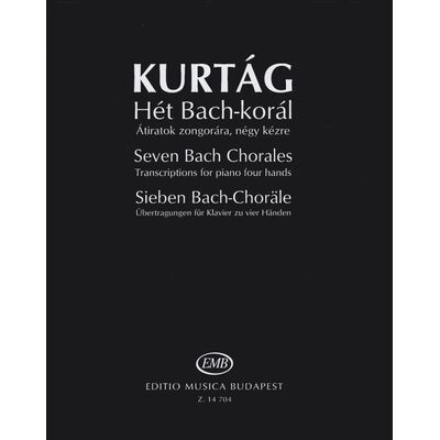 Hét Bach-korál (Kurtág) - kotta