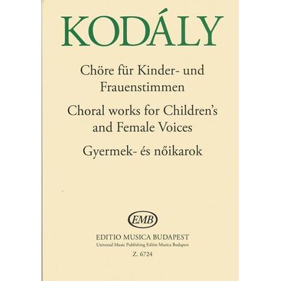 Gyermek- és nőikarok (Kodály) - kotta
