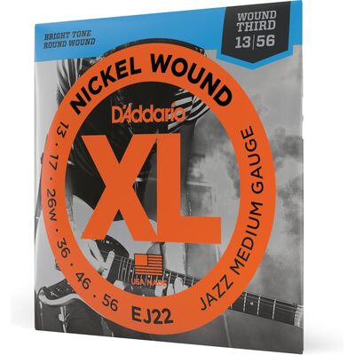 D'Addario EJ22 Wound G 13-56 elektromos gitárhúr