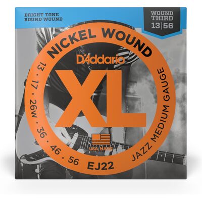D'Addario EJ22 Wound G 13-56 elektromos gitárhúr
