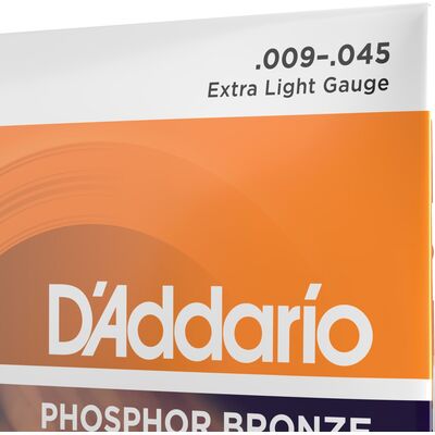 D'Addario EJ41 Phosphor Bronze 12-húros 9-45 akusztikus gitárhúr