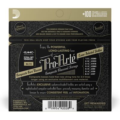 D'Addario EJ44C Extra Hard Tension klasszikus gitárhúr