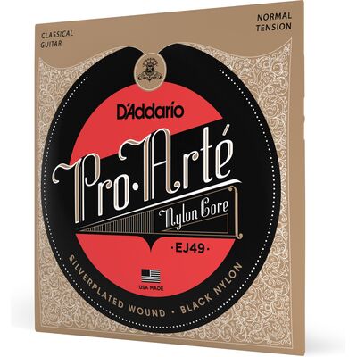 D'Addario EJ49 Black Nylon klasszikus gitárhúr