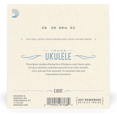D'Addario EJ53T tenor ukulele húr