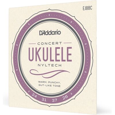 D'Addario EJ88C koncert ukulele húr