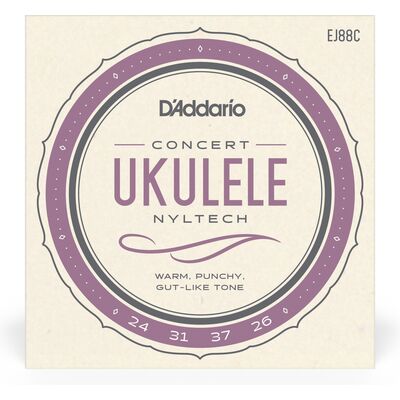 D'Addario EJ88C koncert ukulele húr