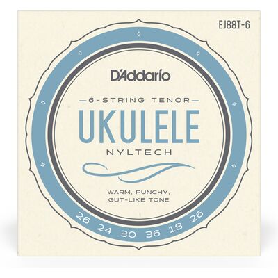 D'Addario EJ88T-6 tenor ukulele húr