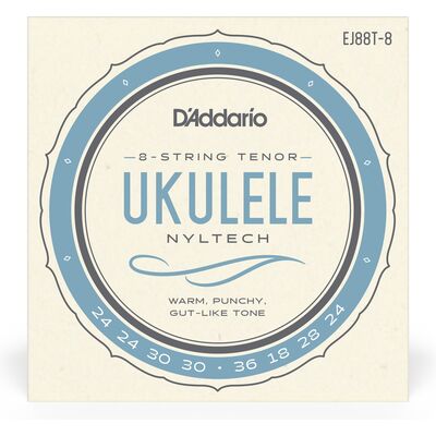 D'Addario EJ88T-8 tenor ukulele húr