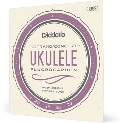 D'Addario EJ99SC szoprán-koncert ukulele húr