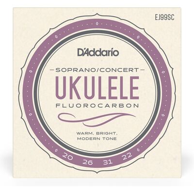 D'Addario EJ99SC szoprán-koncert ukulele húr