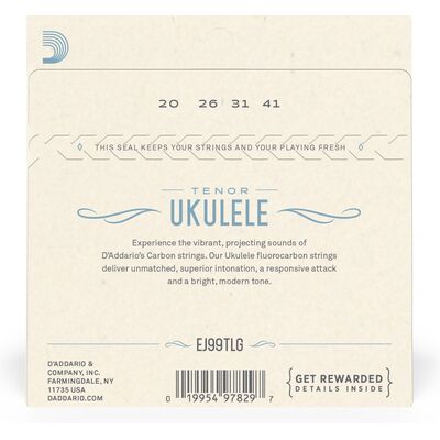 D'Addario EJ99TLG tenor ukulele húr