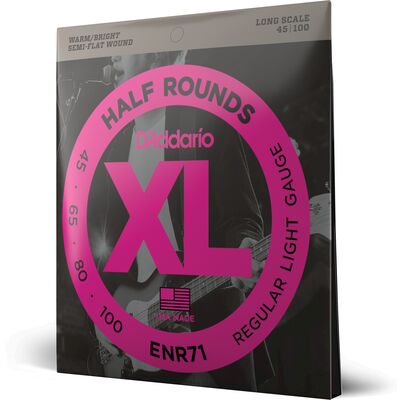D'Addario ENR71 Half-Round 45-100 basszus gitárhúr