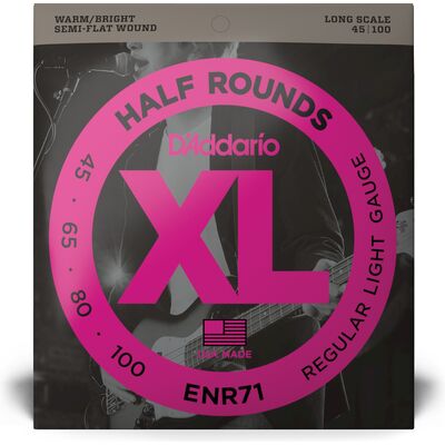 D'Addario ENR71 Half-Round 45-100 basszus gitárhúr