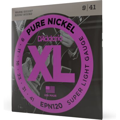 D'Addario EPN120 Pure Nickel 09-41 elektromos gitárhúr