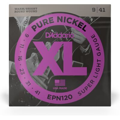 D'Addario EPN120 Pure Nickel 09-41 elektromos gitárhúr