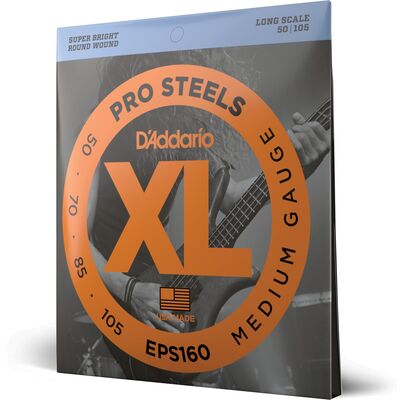 D'Addario EPS160 ProSteels 50-105 basszus gitárhúr