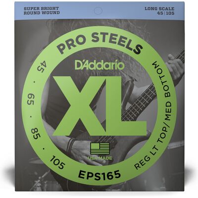 D'Addario EPS165 ProSteels 45-105 basszus gitárhúr