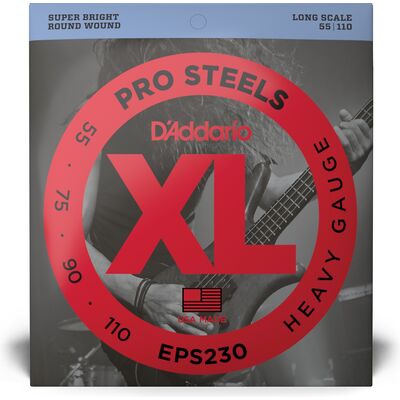 D'Addario EPS230 ProSteels 55-110 basszus gitárhúr