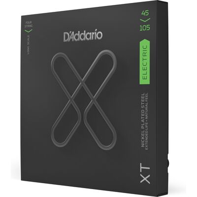 D'Addario XTB45105 Coated Nickel Wound 45-105 basszus gitárhúr