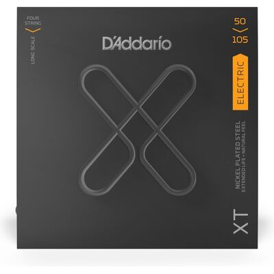 D'Addario XTB50105 Coated Nickel Wound 50-105 basszus gitárhúr