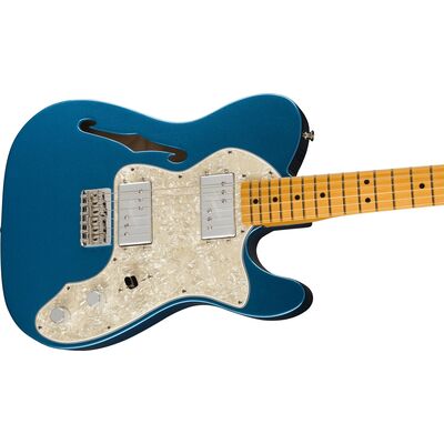 Fender American Vintage II 1972 Telecaster Thinline MN Lake Placid Blue elektromos gitár