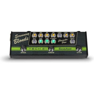 Tech 21 SansAmp Character Plus Screaming Blonde effektpedál