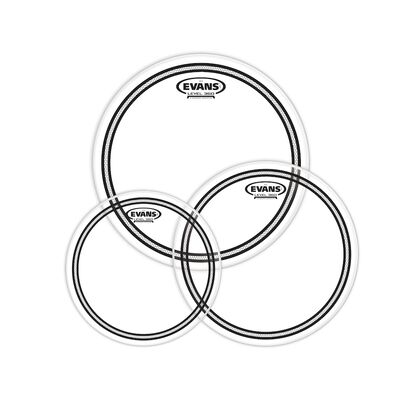 Evans ETP-EC2SCLR-F EC2S Clear Fusion Tom Pack (10"-12"-14") dobbőr szett