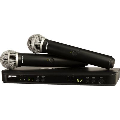 Shure BLX288E/PG58 vezetéknélküli dupla kézi mikrofon szett