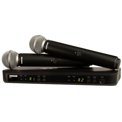 Shure BLX288E/SM58 vezetéknélküli dupla kézi mikrofon szett