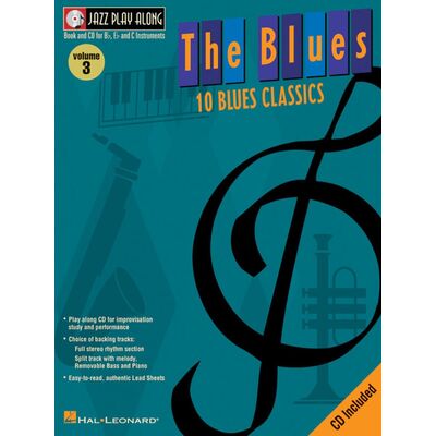 Jazz Play-Along Vol. 3 - 10 Blues Classics - kotta