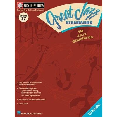Jazz Play-Along Vol. 27. - Great Jazz Standards - kotta