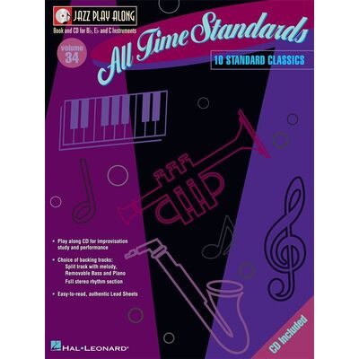 Jazz Play-Along Vol. 34. - All Time Standards - kotta