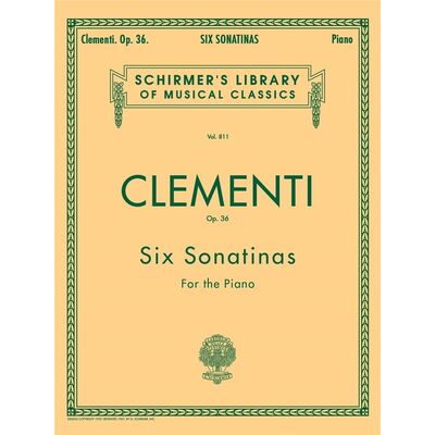 Six Sonatas, op. 36. Piano (Clementi)  - kotta​
