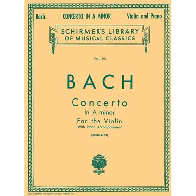 Concerto in A minor - Violin (Bach) - kotta