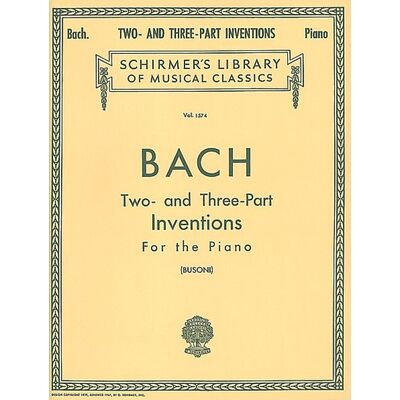Two- and three-part inventions (Bach) - kotta