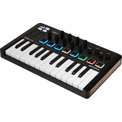 Arturia MiniLab 3 Black USB MIDI kontroller billentyűzet