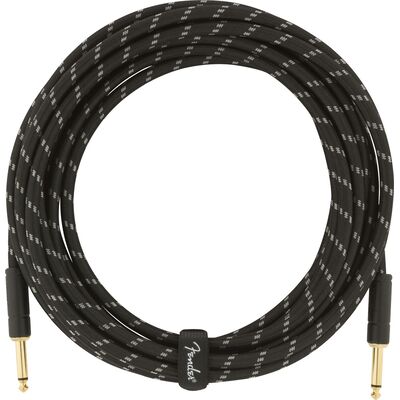 Fender Deluxe Series 5,5 m Black Tweed gitárkábel