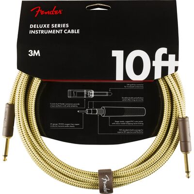 Fender Deluxe Series 3 m Tweed gitárkábel