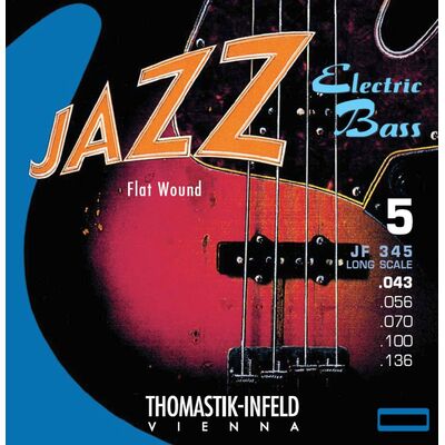 Thomastik JF345 Jazz flatwound 43-136 basszusgitárhúr