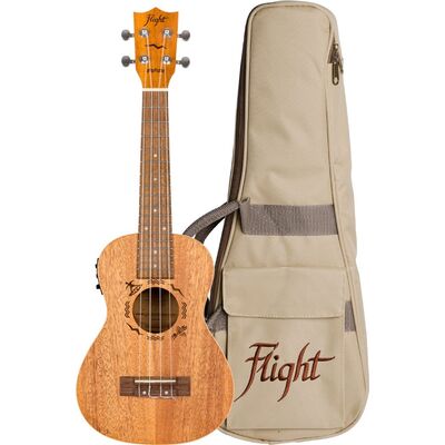 Flight DUC323CEQ MAH/MAH elektro-akusztikus koncert ukulele