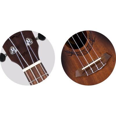 Flight DUC380 Amber koncert ukulele