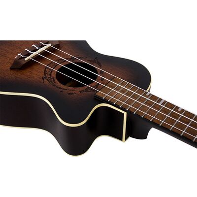 Flight DUC380CEQ Amber elektro-akusztikus koncert ukulele