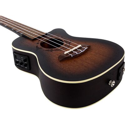 Flight DUC380CEQ Amber elektro-akusztikus koncert ukulele