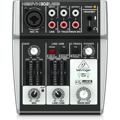 Behringer Xenyx 302USB analóg keverő