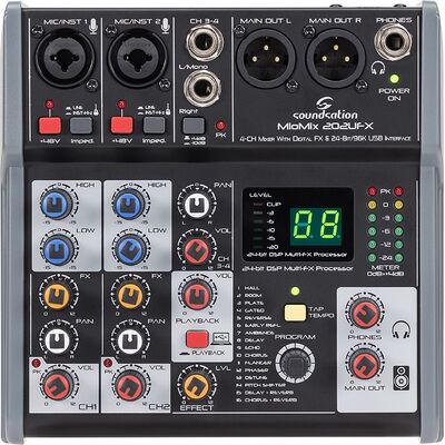Soundsation MioMix 202UFX analóg keverő