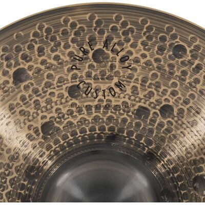 Meinl PAC20ETHC Pure Alloy Custom 20" Extra Thin Hammered Crash cintányér