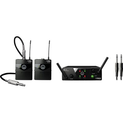 AKG WMS40 Mini Dual Instrumental Set vezetéknélküli dupla hangszeres szett (US25A/C)