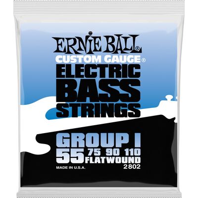 Ernie Ball 2802 Flatwound Group I 55-110 basszusgitárhúr
