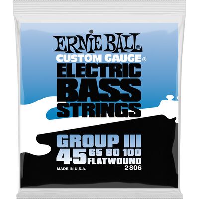 Ernie Ball 2806 Flatwound Group III 45-100 basszusgitárhúr